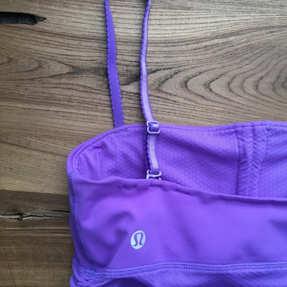 Lululemon Power Purple Tank Top Adjustable Straps - Picture 4 of 10